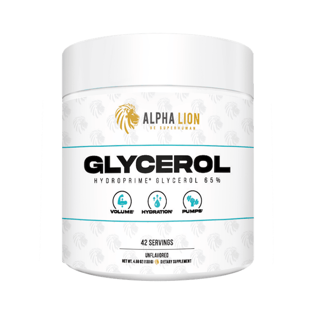 GLYCEROL - PUMPS. VOLUME. HYDRATION.