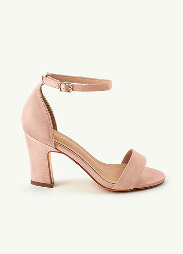 Glitter Ankle Block Heel Sandals