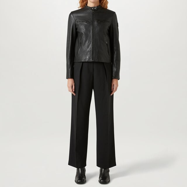 Black Pine Leather Jacket