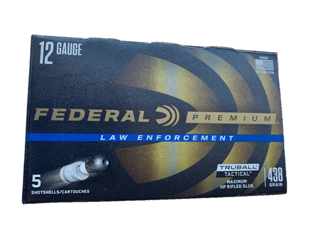 Federal Law Enforcement 12 Gauge Ammo 2-3/4" Tactical TruBall Rifled Slug Low Recoil
