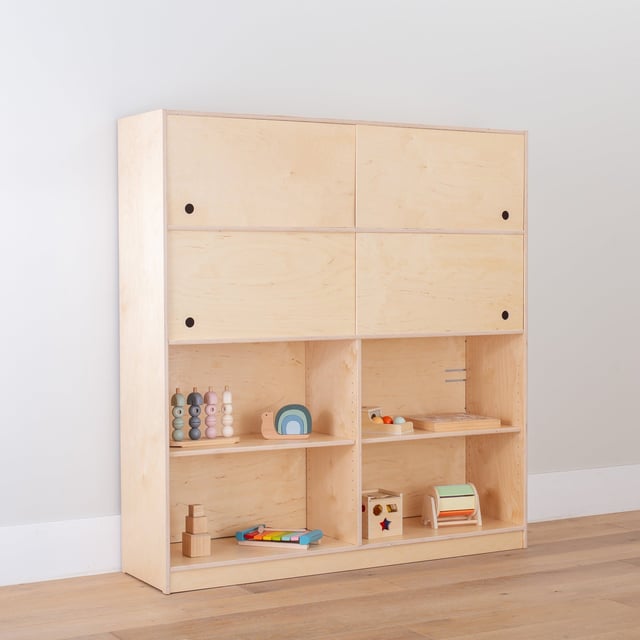 Montessori Toy Rotation Storage