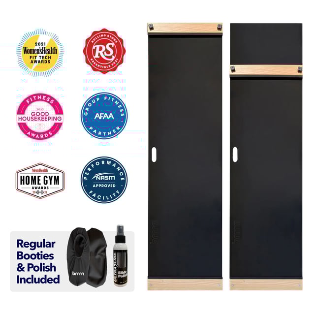 Brrrn Board+ | 6 FT Adjustable Slide Board + Free Workouts