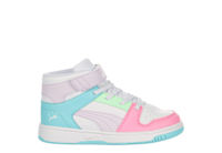 PUMA GIRLS LITTLE KID REBOUND LAYUP SNEAKER - WHITE