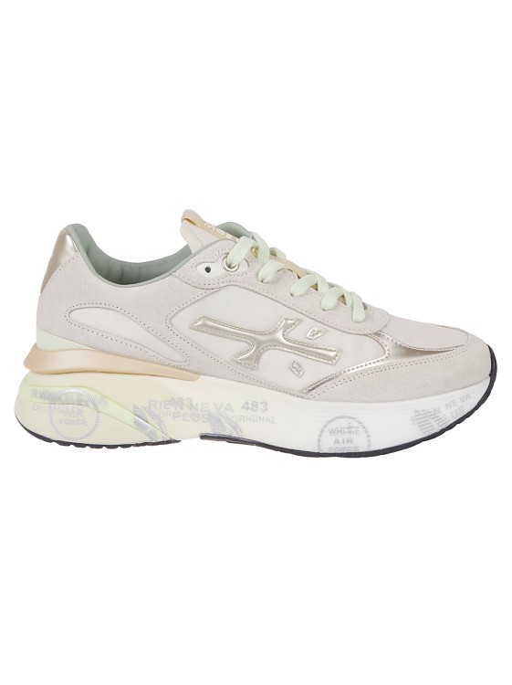 Premiata Leather Sneakers With Textured Accents | THE LIST