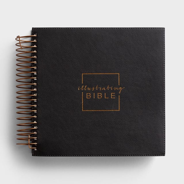 Illustrating Bible NIV Dark Gray (Spiral Bound)