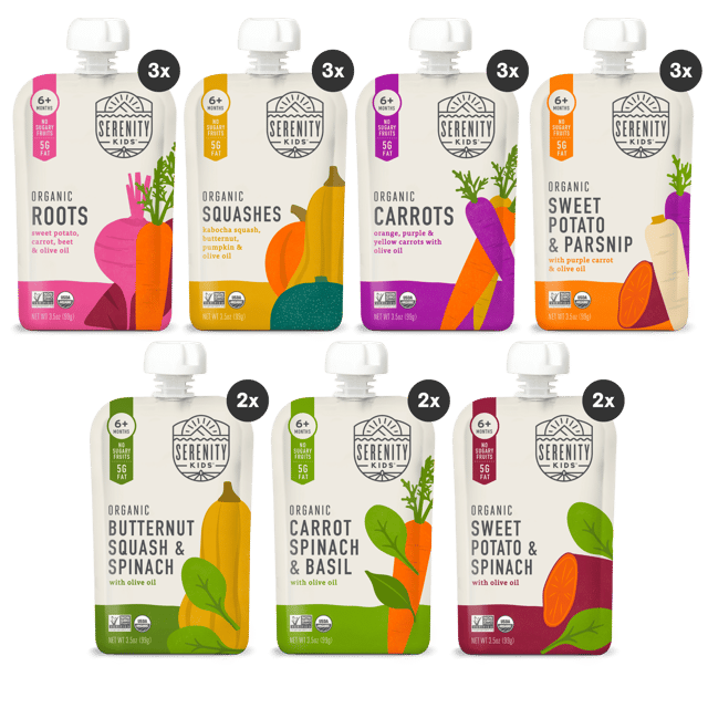 Organic Veggies  18 Count Variety Pack