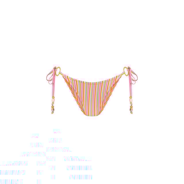 Ring Cheeky Tie Bikini Bottom - Sunshine Sorbet