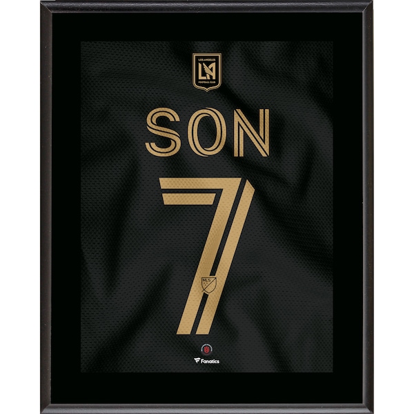 Son Heung-Min LAFC Fanatics Authentic 10.5" x 13" Jersey Style Number 7 Sublimated Plaque
