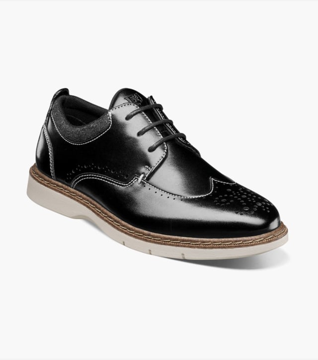 Kids Synergy Wingtip Lace Up