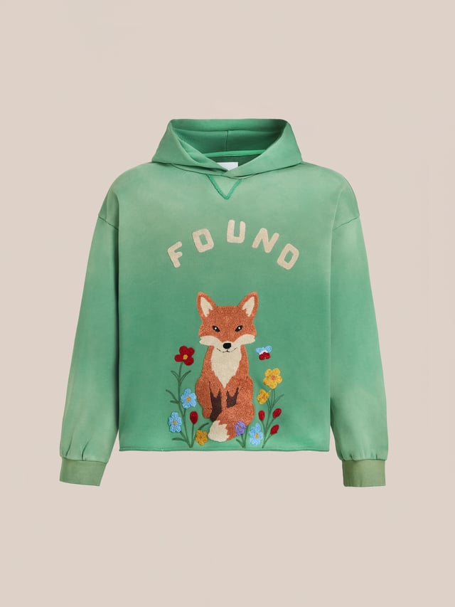 Embroidered Wildlife Hoodie