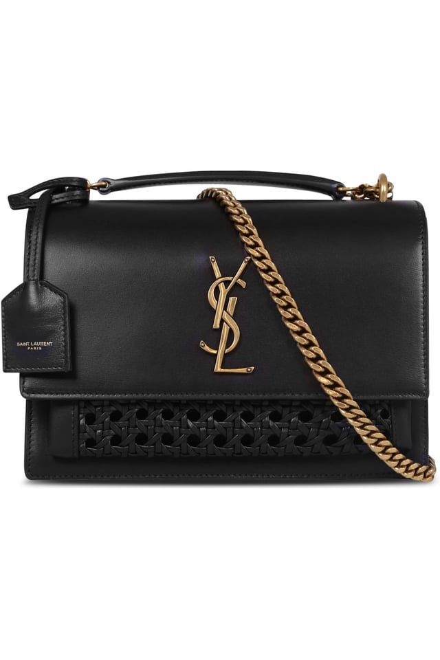 MEDIUM SUNSET BAG WOVEN BLACK