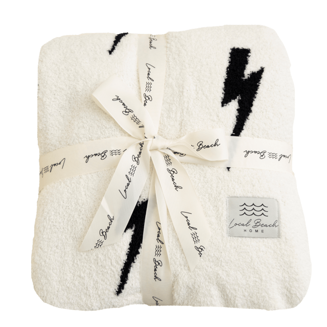 Lightning Bolt Luxe Home Blanket