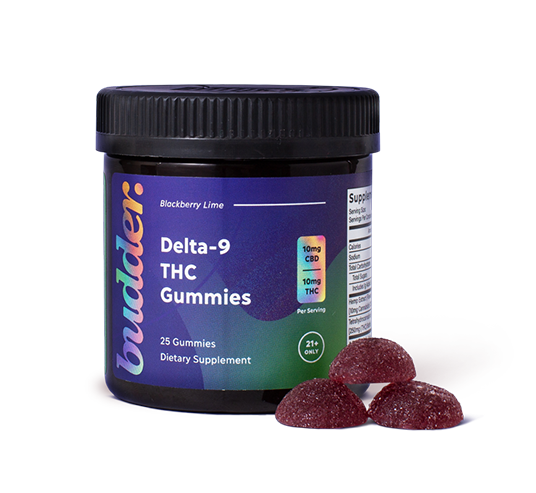 10mg Delta 9 THC Gummies (Blackberry Lime)