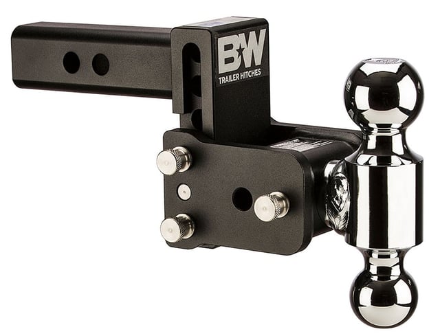 B&W 2 In. & 2-5/16 In. Tow & Stow Standard Adjustable Ball Mount TS10033B