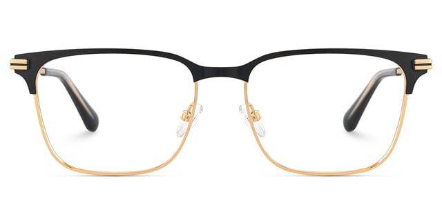 Marshall Gold Rectangle Prescription Glasses | Zeelool