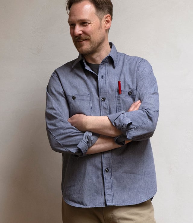 Indigo Stripe Workshirt