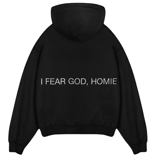 I Fear God, Homie | Zip Up Embroidered Hoodie