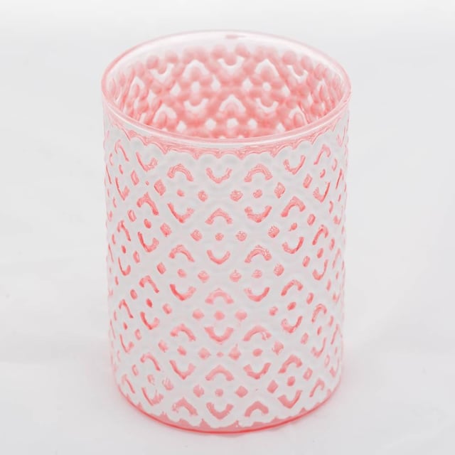 Richland Daisy White and Blush Pink Vase 4"