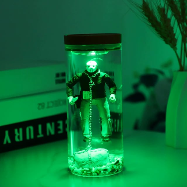 Halloween Water Column Lamp Ornaments Night Light Decoration Halloween Gift