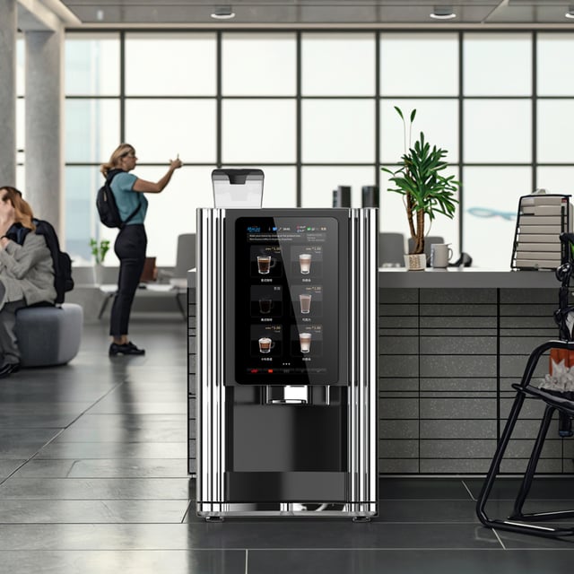 Fully Automatic Desktop Bean to Cup Smart Fresh Coffee Vending Machine Premium Coffee Making Equipment