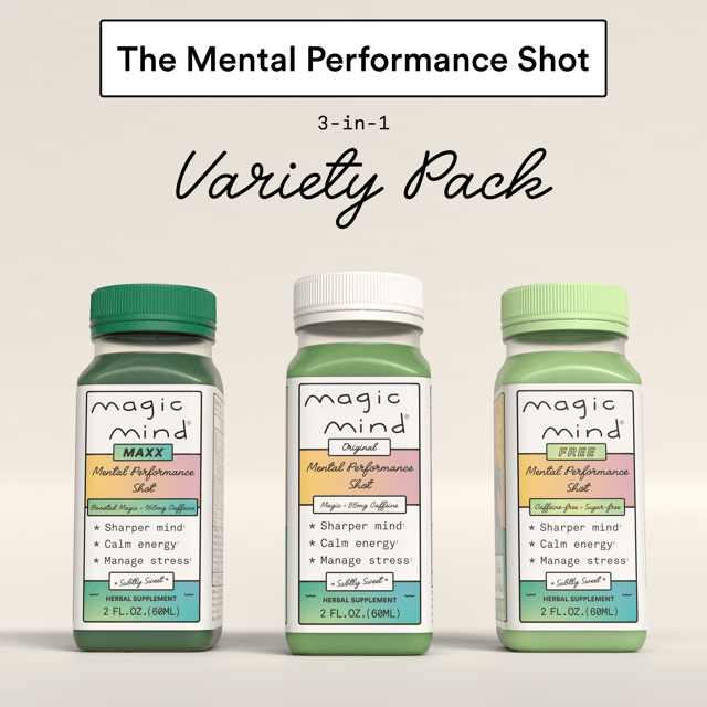 Mental Performance Shot | 3-in-1 Variety Pack