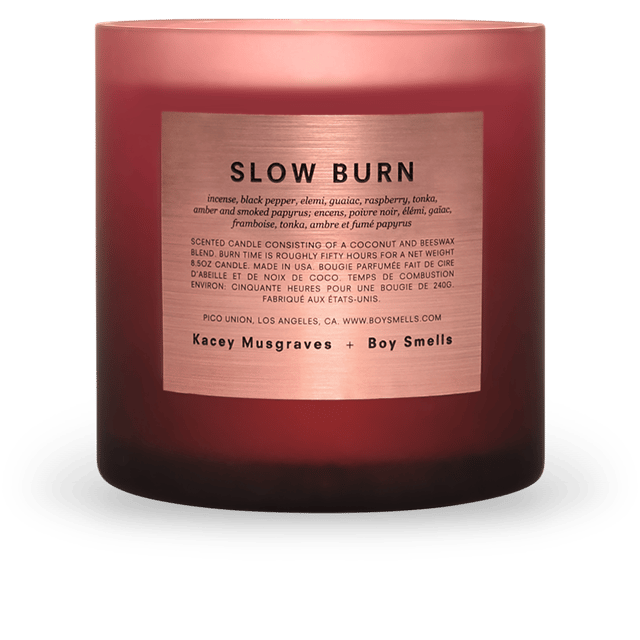 KM + Boy Smells Slow Burn Candle