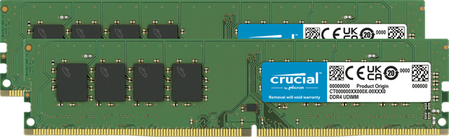 Crucial 16GB Kit (8GBx2) DDR4-2400 UDIMM | CT2K8G4DFS824A | Crucial.com