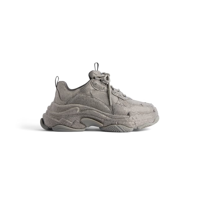 triple s sneaker with rhinestones 
