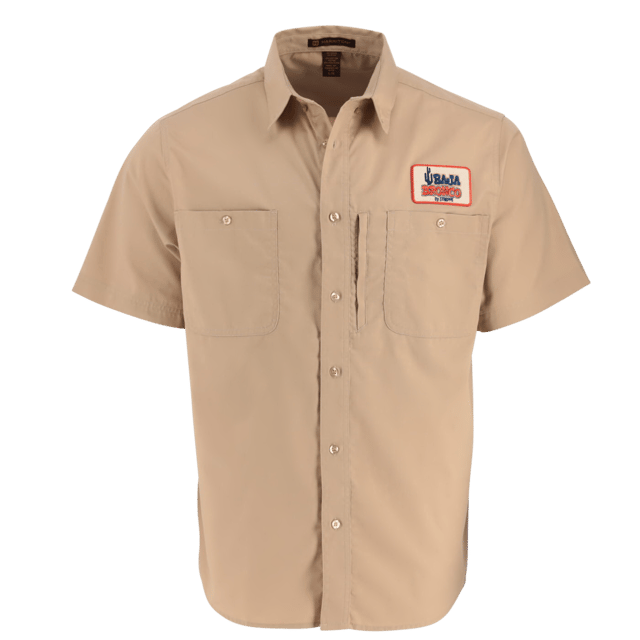Ford Baja Bronco Men's Short-Sleeve Double-Pocket Work Shirt
