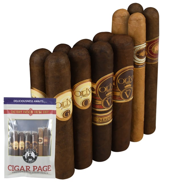 Oliva 90+ Rated Fresh Pack 12-Cigar Sampler [2/6's]