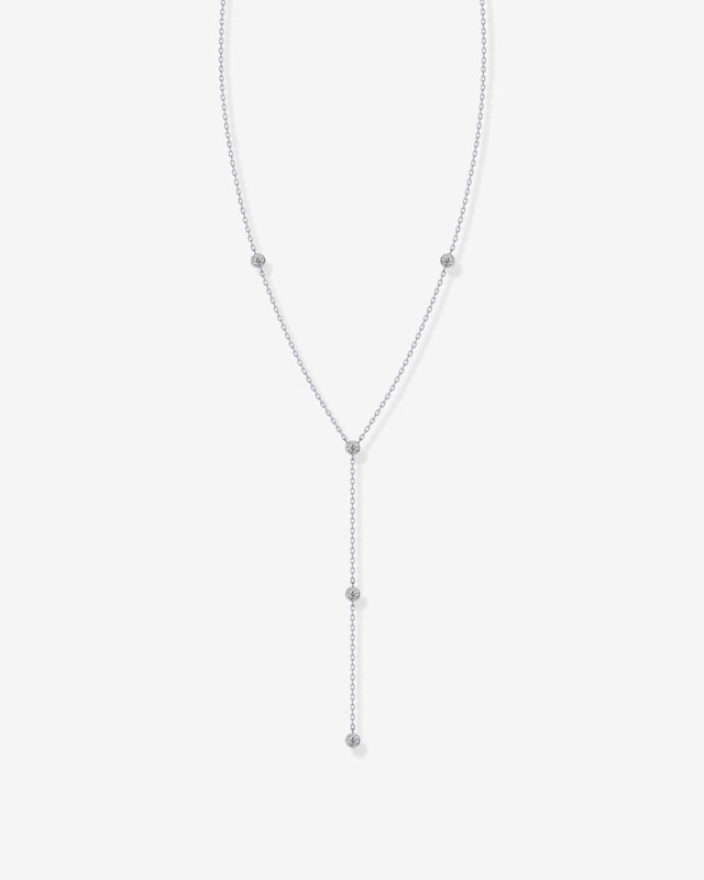 Lariat Station Necklace