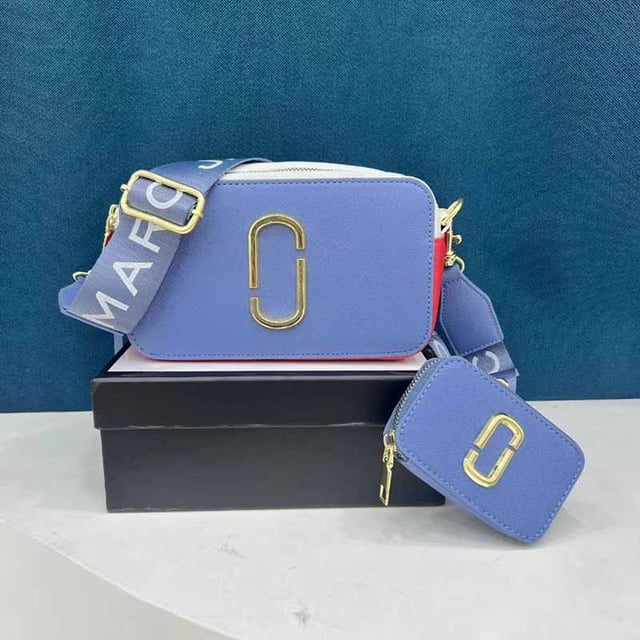 Blue Red Street Letter Zipper Bags
