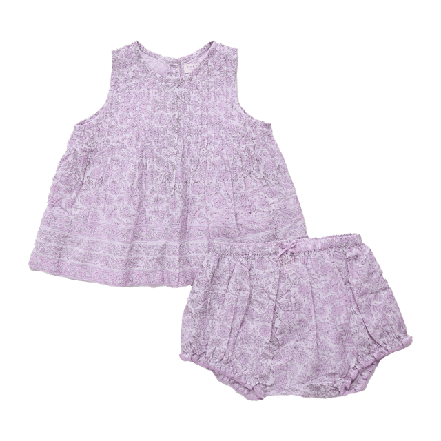 Baby Girls Jaipur 2-Piece Set - Lavender Garden Floral