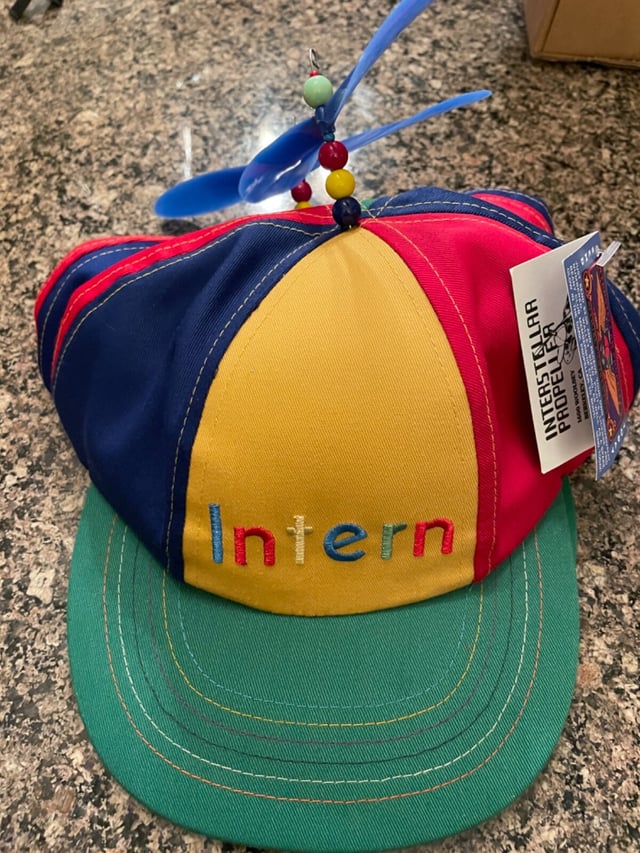 New Google Noogler Hat With Spinning Propellor New Hire Intern Snap-Back Hat