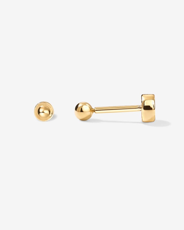 Small Sphere Screw Back Stud