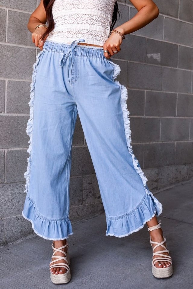 Suzanna Ruffle Pants
