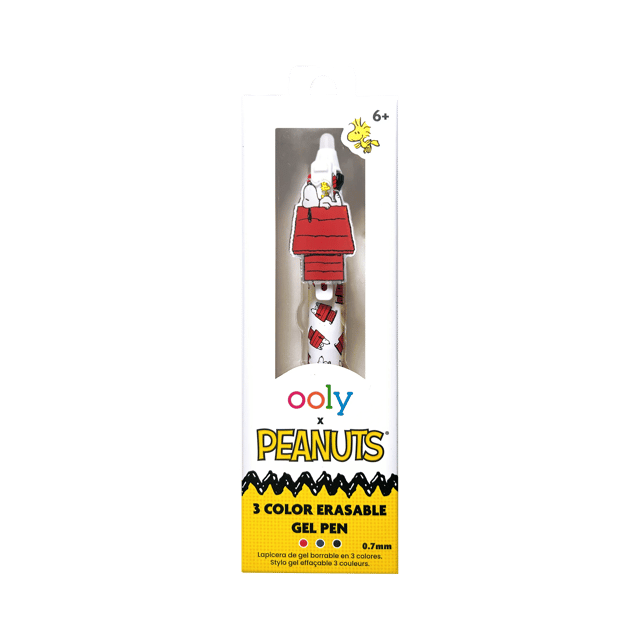 OOLY x Peanuts 3 Color Erasable Gel Pen