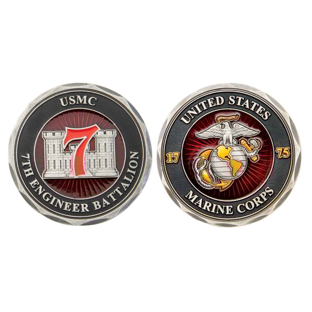 7th Engineers Battalion Challenge Coin