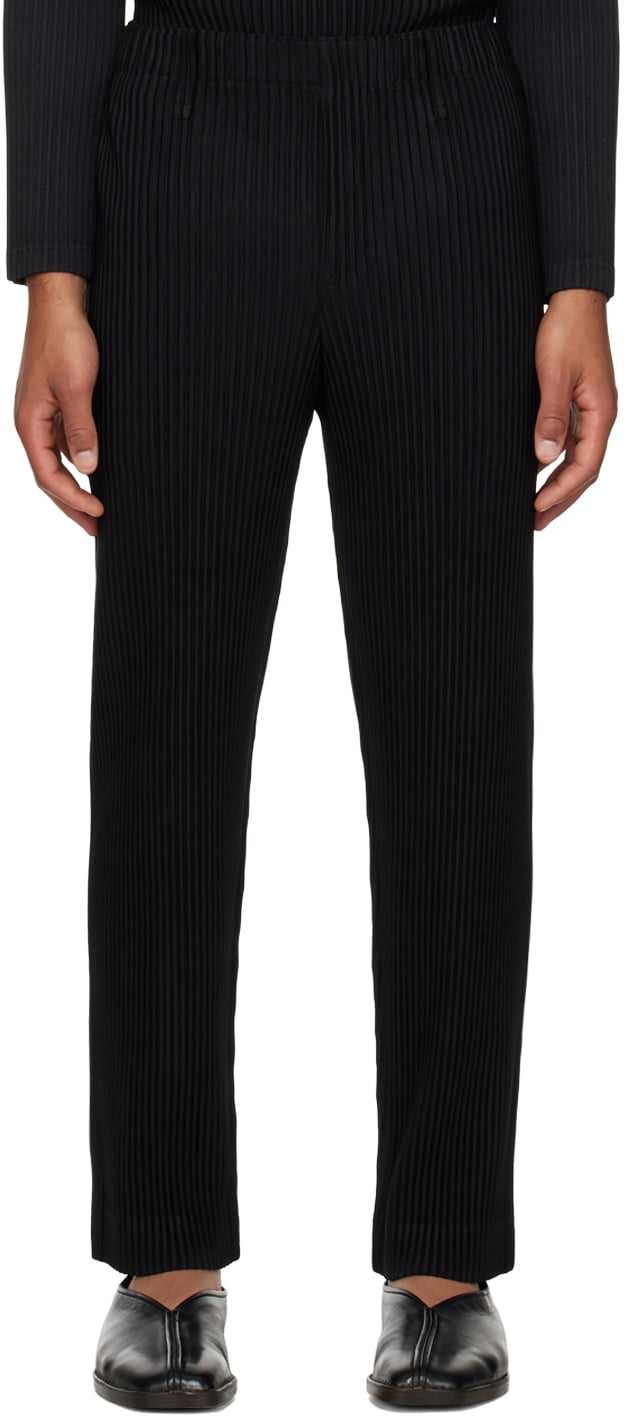 Black Basics Trousers
