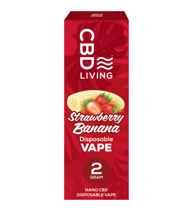 CBD Vape Disposable Strawberry Banana 2 Gram