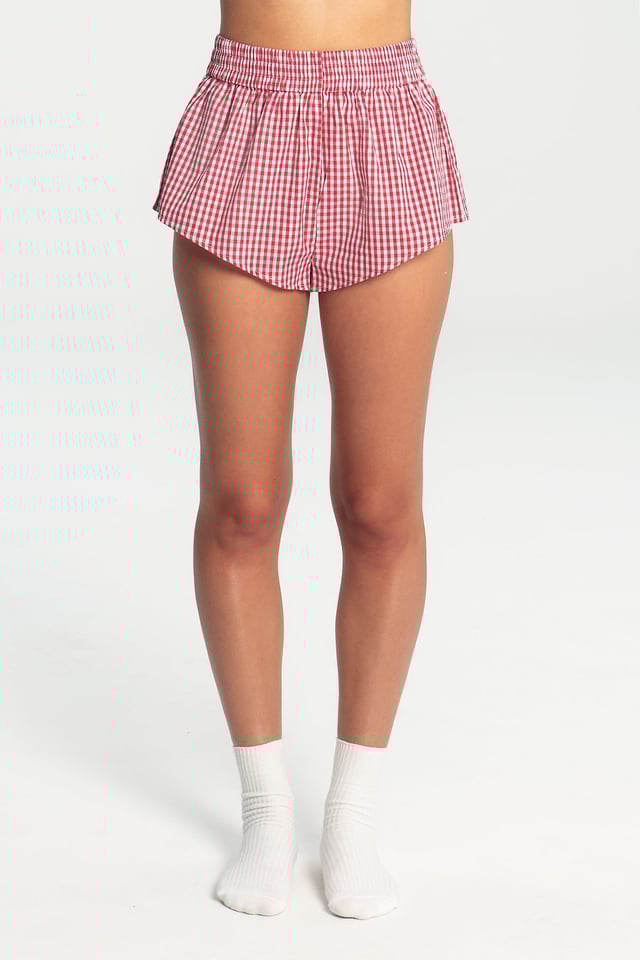 AMES SHORT CHERRY/WHITE