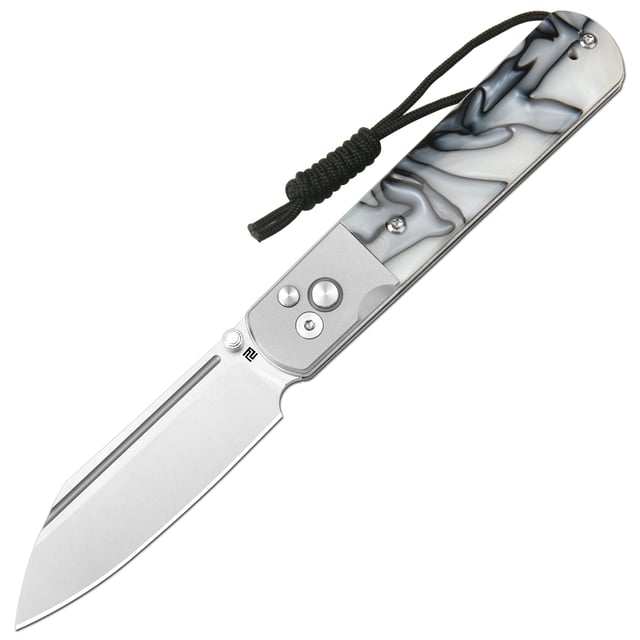 Artisan Cutlery Holm 1875P AR-RPM9 Steel Blade Acrylic Handle Folding Knives