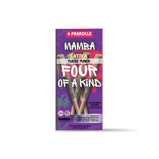 Mamba Four of a Kind Full Spectrum Blend 2GM Pre Rolls 4pk