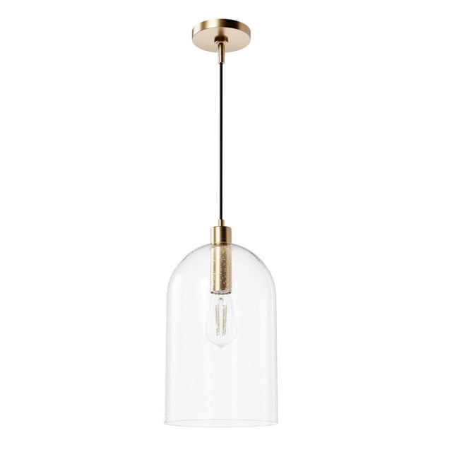 Lochemeade Clear Seeded Glass 1 Light Large pendant
