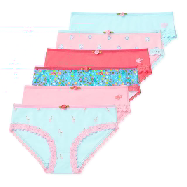 Ava Girls Bikini Underwear (6-Pack)