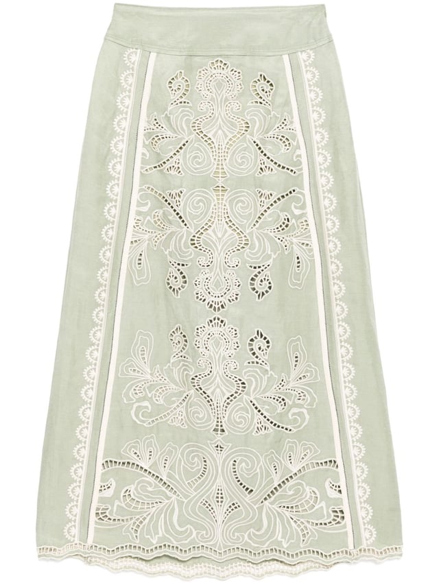 Rosalie Skirt in Green