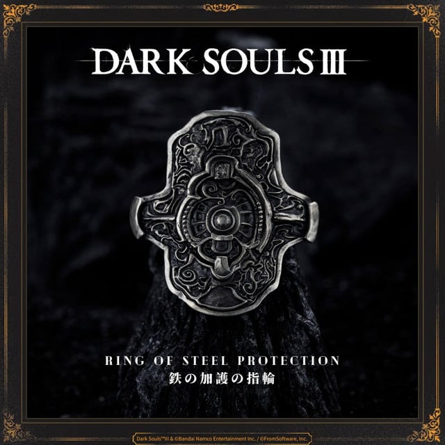 Starforged DARK SOULS III Ring of Steel Protection Game Merchandise Officially Authorized