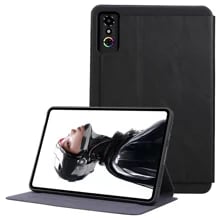 Für ZTE nubia RedMagic Astra Stoßfeste Hülle aus PU-Leder mit Ständer - Schwarz
