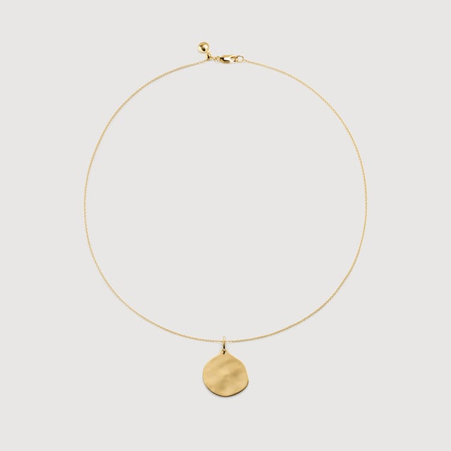 Siren Muse Round Pendant Necklace