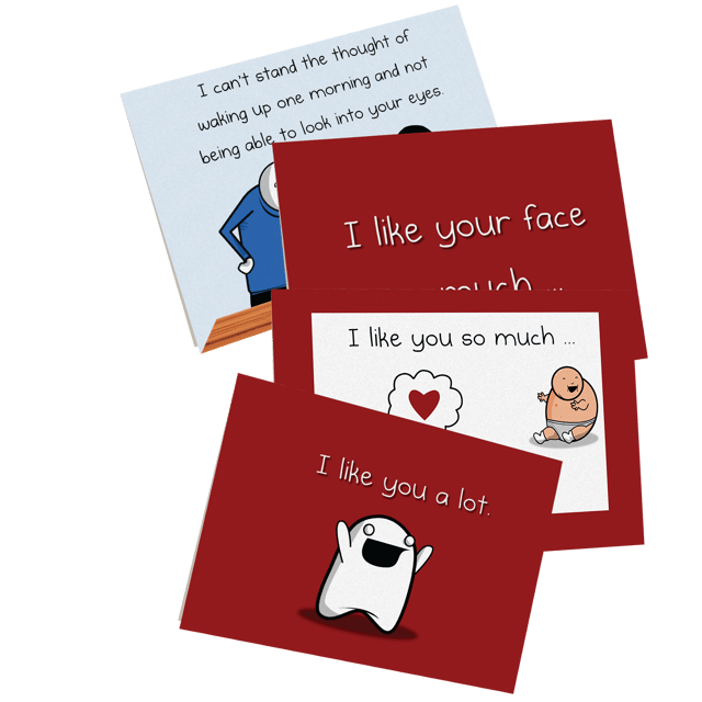 NSFW Love & Friendship Cards Vol. B - 4 pack